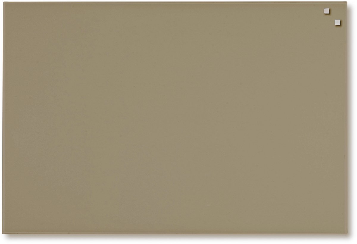 Naga - Glasmagneetbord - 60 x 80 cm - Beige - NA-10382