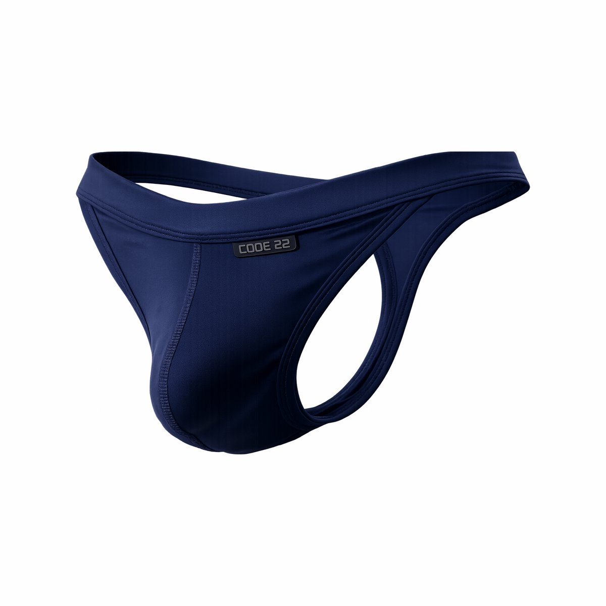 CODE 22 Bouquet Thong Navy - MAAT L - Heren Ondergoed - String voor Man - Mannen Thong