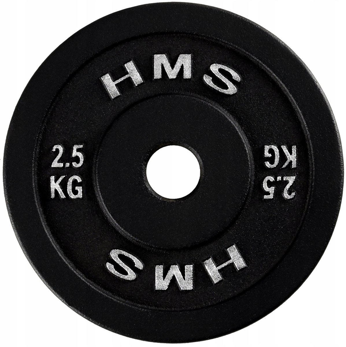 HMS IJzeren Halterplaat 2,5 KG Zwart - Krachttraining Fitness