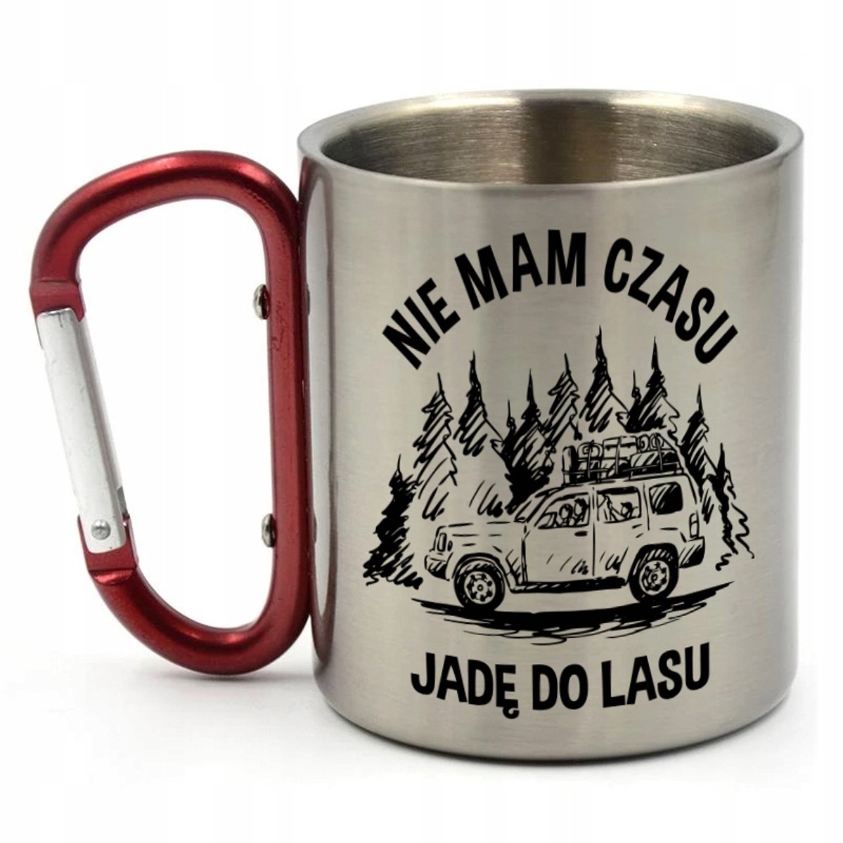 Kampeerbeker met Karabijnhaak - 300ml - Outdoor & Wandelen