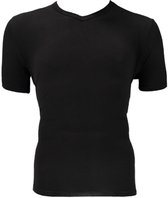 Apollo heren T-shirt Bamboe V-hals 2-pack - Zwart - M