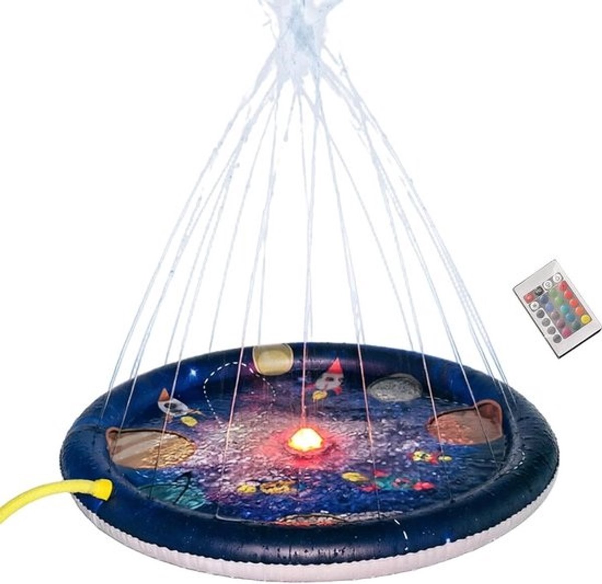 Watersprinkler Speelgoed - Waterbewateringsspeelgoed Gazon - Buiten Spelen - Met LED Verlichting - 150 cm - Meerkleurig