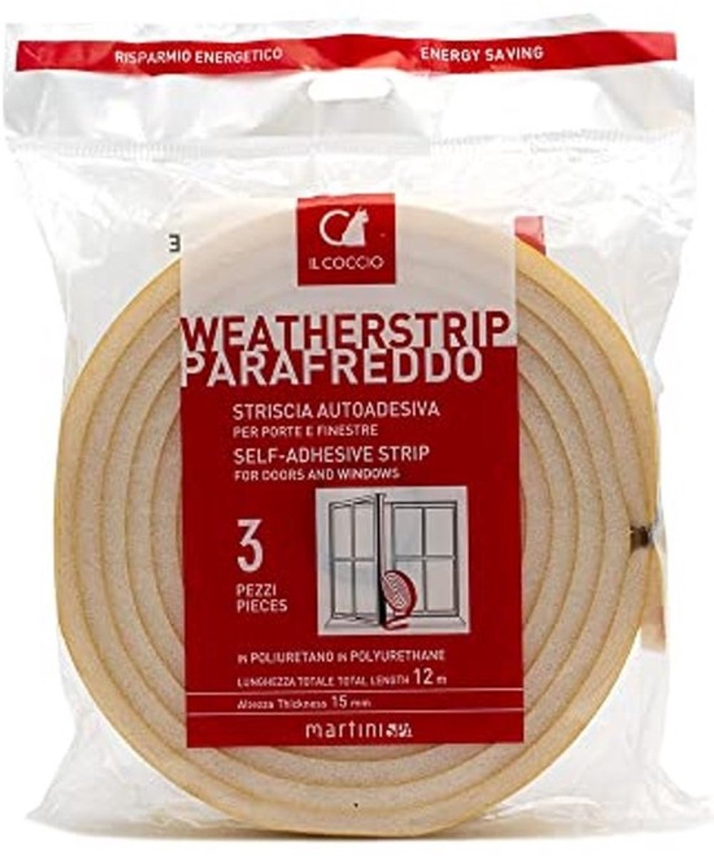Draught Excluder Strip - 12 Meter, 1.5 cm hoog, multikleurig