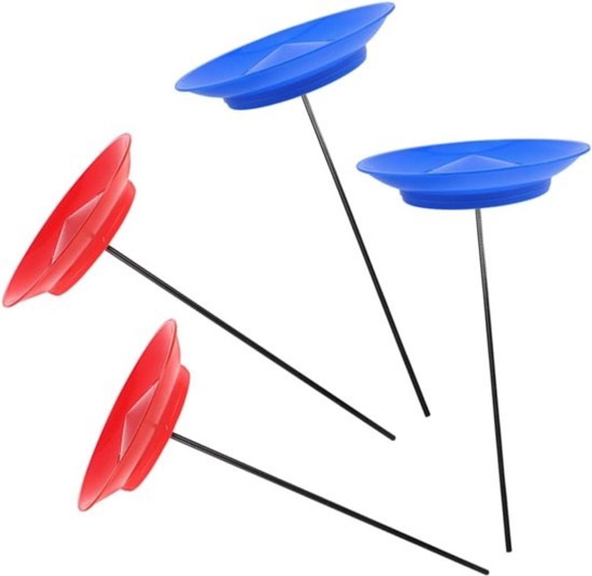 Jongleerborden - Circusspel - Voor vaardigheidsontwikkeling - Duurzaam plastic - 23 cm - Diverse kleuren