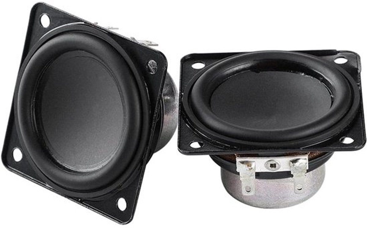 Fullrange-luidsprekerunit - Hifi-stereoluidspreker - Voor muziek luisteren - Neodymiummagneet - 1,75 inch - 48 mm