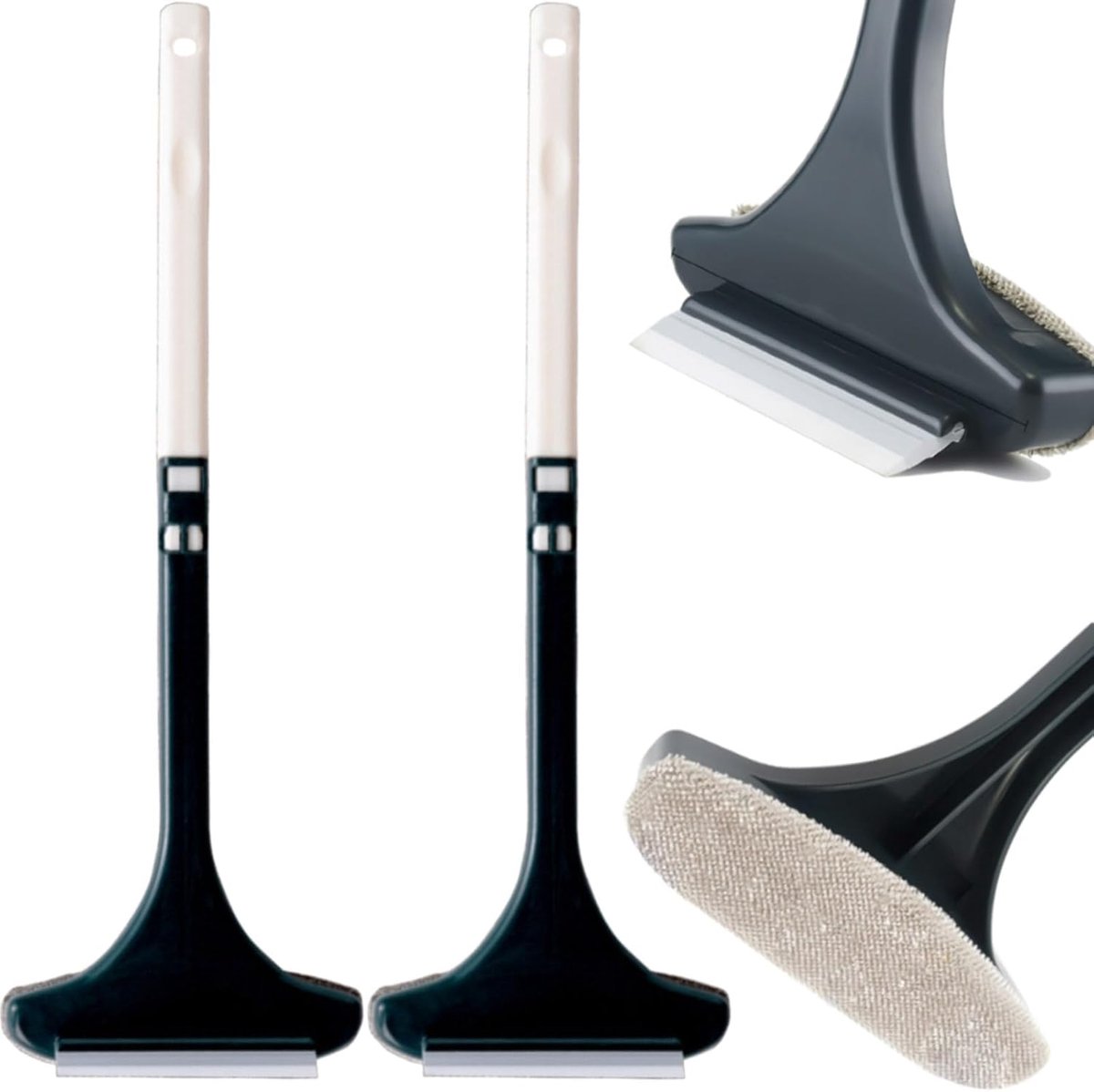 2 Pieces Cleaning Brushes Screen Cleaning,Durable Window Cleaning Brush with Soft Bristles,Ergonomic Handle,Easy to - ShopVlot
