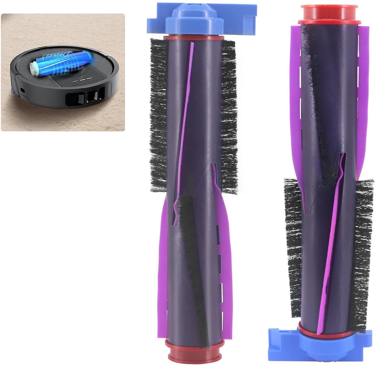 Set of 2 Main Brush Replacement for Shark PowerDetect AV2820AE / AV2820S, Shark Detect Pro RV2820AE and Compatible - ShopVlot