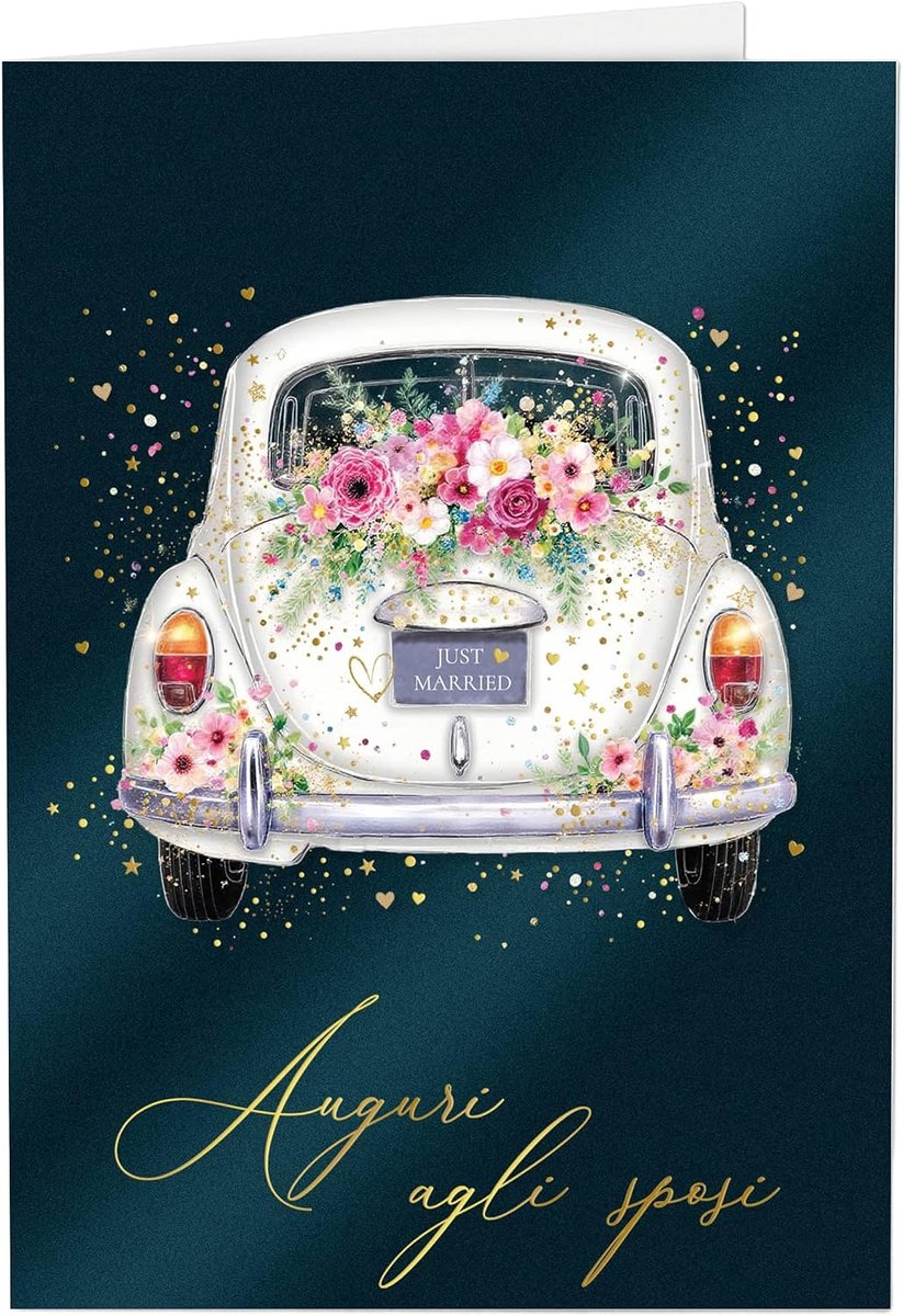 Joli Coon Card with envelope and wax seal - Auguri agli sposi - ShopVlot