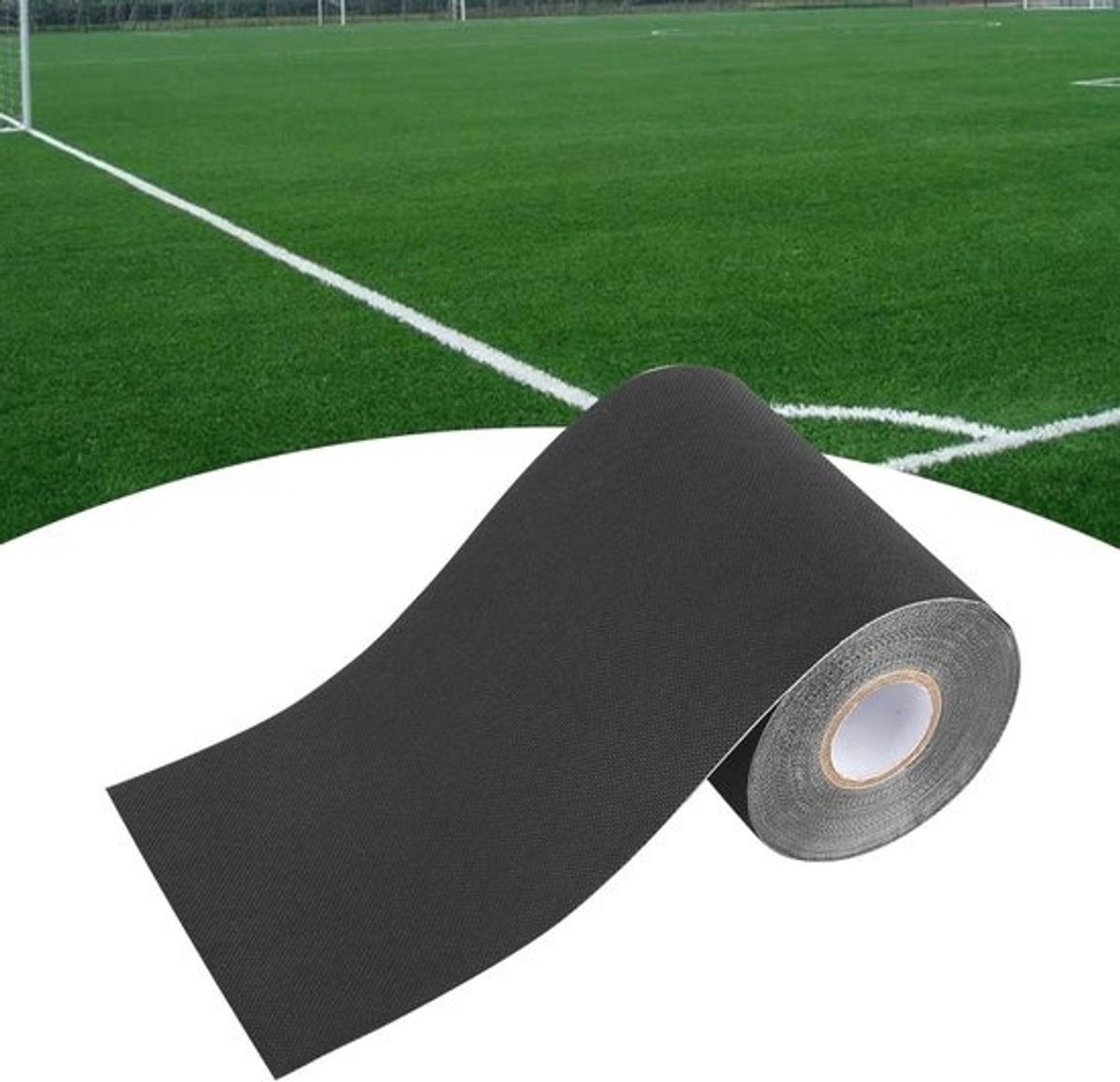 Kunstgrasnaadtape - 1 m x 15 cm, zelfklevend verbindingstape voor gazon en tapijt (2 kleuren)