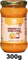 Surinaamse Adjuma Peper Extreem Heet - Glazen Pittige Sambal Pot - The Good Food Stories (TGFS) - 300g