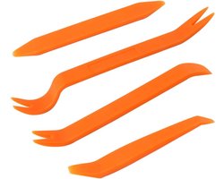 SnelShoppen - Professionele Auto Deur Trim Removal Set, 4 Stuks, Audio Refit Gereedschap, Paneelverwijdering, Pry Tool Kit, Stereo Radio Reparatie Set