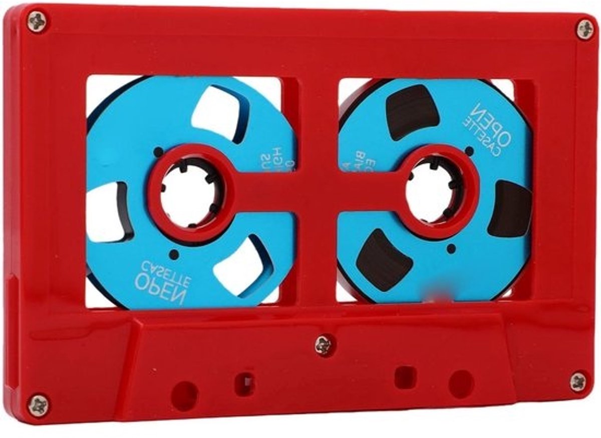 Cassettebandje voor geluidsopname - Audiotape - Voor muziek opnemen - Visueel effect - 50 minuten - Zwart