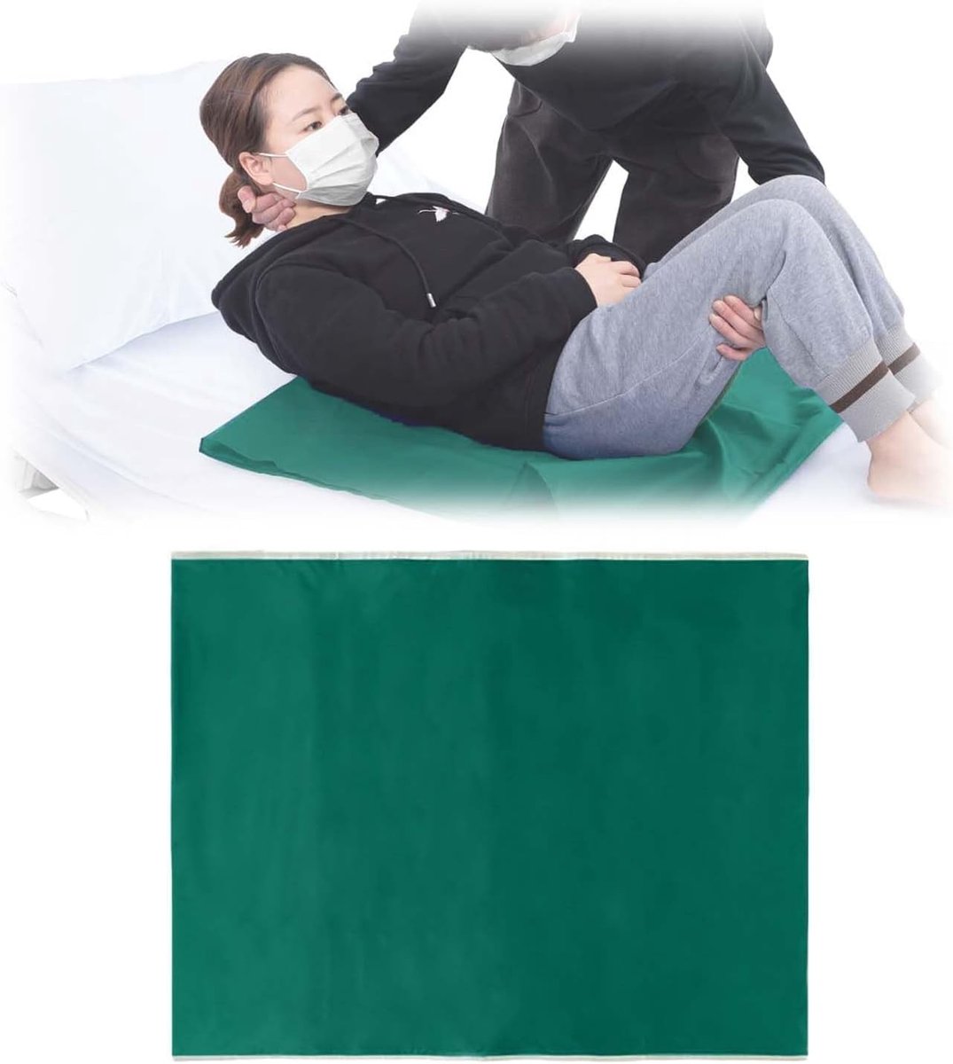 Transferboard voor Patiënten, Glijdende Doek voor Bedoverdracht, Zorg voor Bewegen en Positioneren van Ouderen, 75 x