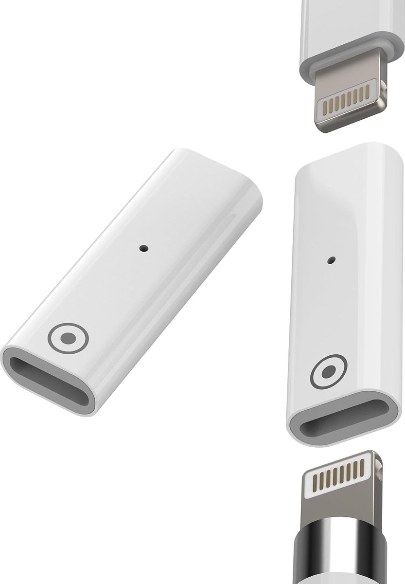 Naar 1e generatie pencil adapter voor Apple (2 stuks) voor iPhone oplaadkabel bus Ipencil 1st Charger Pen Charging Accessoires voor iPad Connector oplaadadapterkabel voor Apple MFI