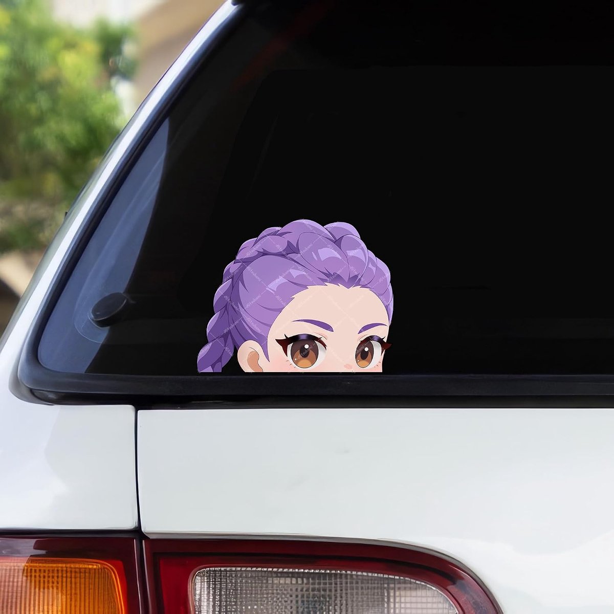Hunters Peeker Autosticker, 2 stuks Rumi Mira Zoey, Anime Manga-design, Otaku fanartikelen voor auto, laptop, weerbestendige vinyl stickerset