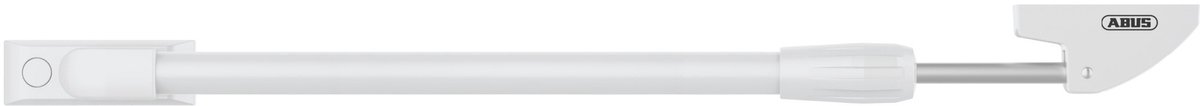ABUS FFS4185 telescopische raamuitzetter, opening naar buiten, voor max. 80 cm raambreedte, wit