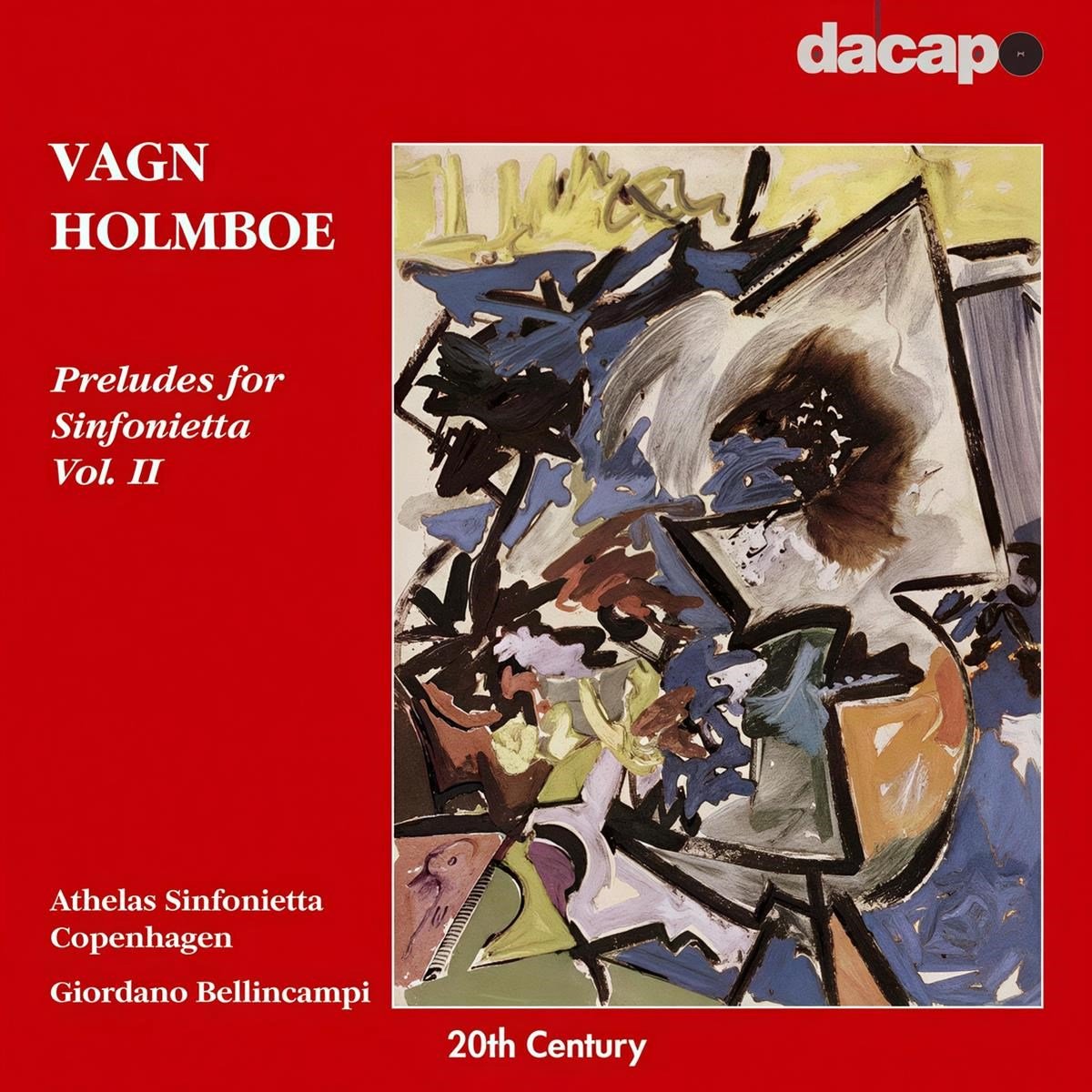 Athelas Sinfonietta Copenhagen, Giordano Bellincampi - Vagn Holmbo: Preludes For Sinfonietta, Vol. 2 (CD)