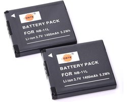 DSTE 2PCS NB-11L NB11L Battery Compatible with Canon PowerShot A3500 A4000 A2300 A2400 A2500 A2600 - ShopVlot