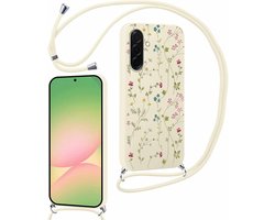 SnelShoppen - Xylota Beschermhoesje met Koord voor Samsung Galaxy A57 5G - Verstelbaar Hoesje met Koord - Zachte Siliconen, Ultradun, Schokbestendig,