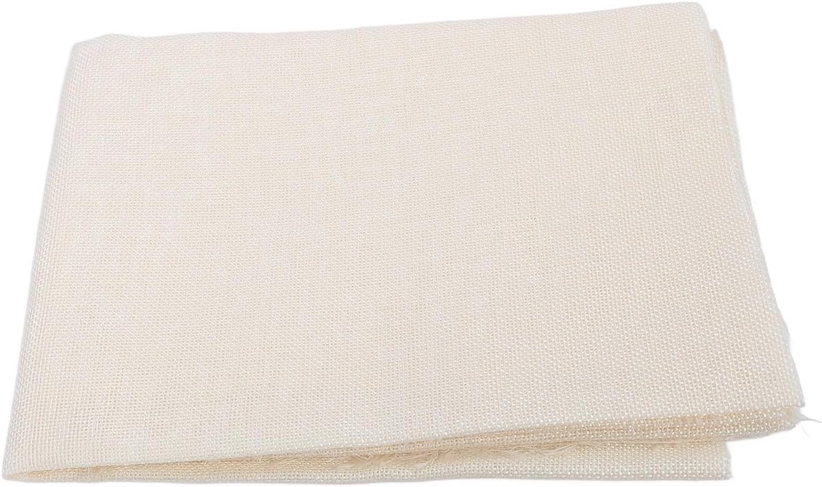 Retro Speaker Grill Doek - Stofafdekking voor Geluidsboxen, Stofbestendig en Duurzaam, 150x50cm, Milky White