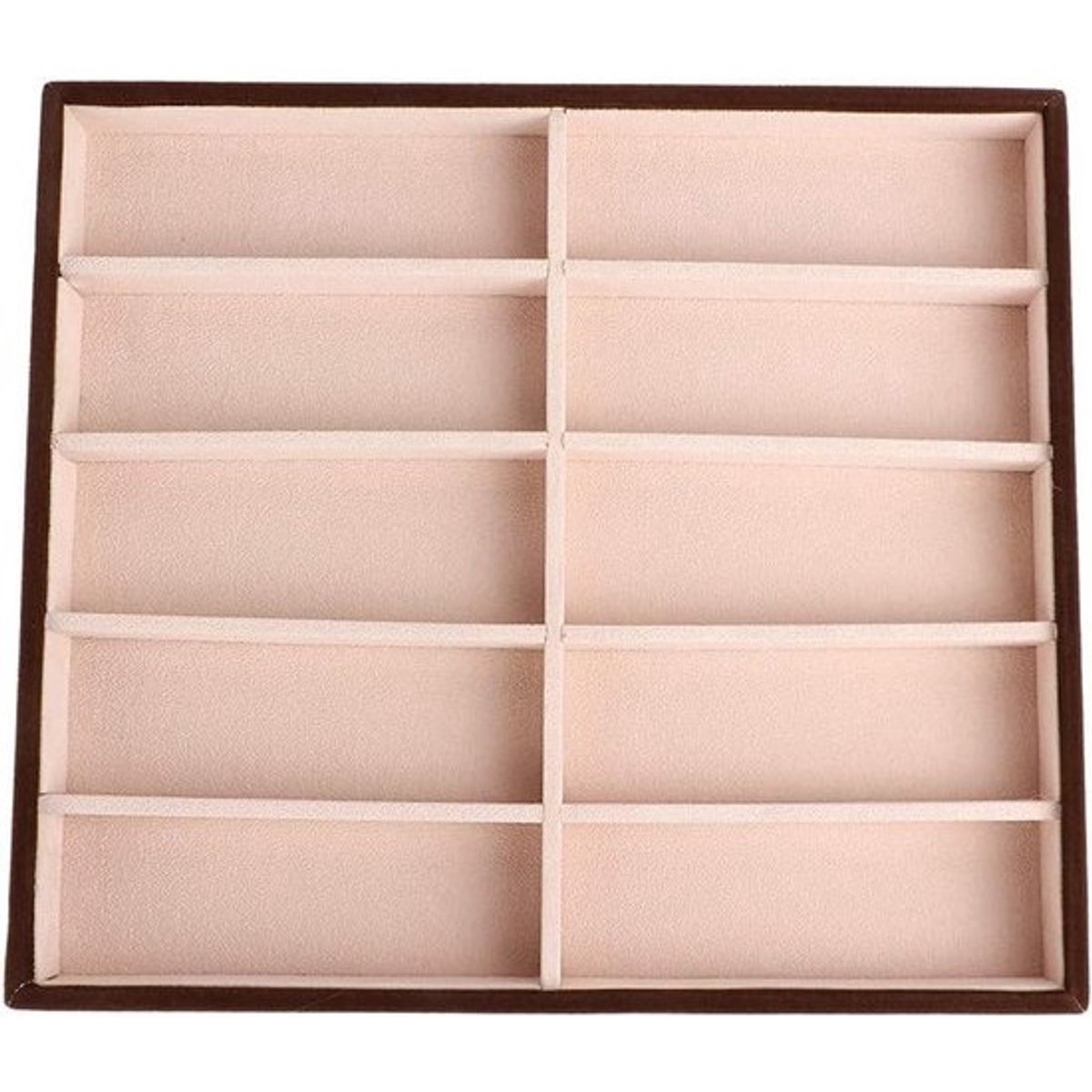 Sunglasses Organizer Box met 10 vakken - opberging voor zonnebrillen en brillen - thuis en reizen