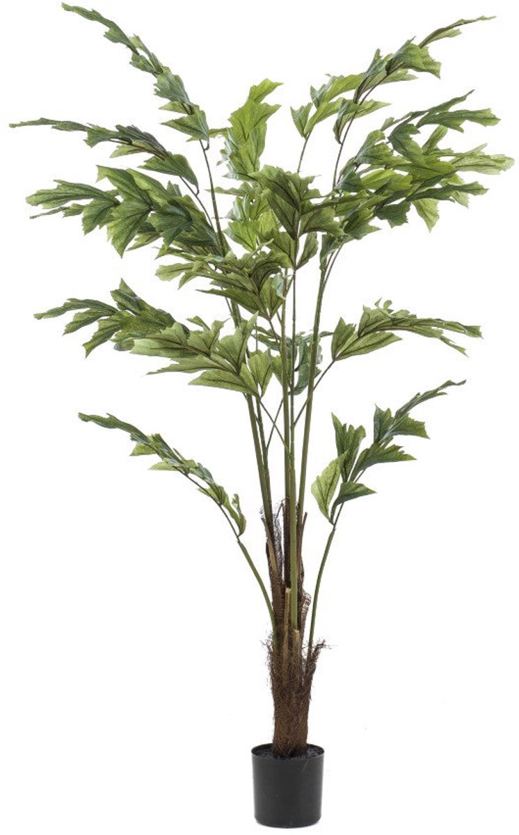 Palm fishtail 125 cm kunstplant Emerald