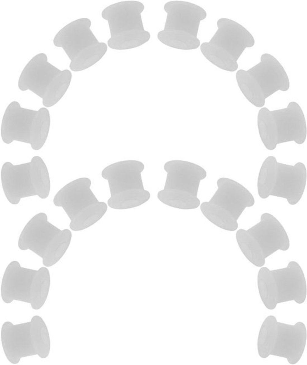 SECFOU - 20 stuks cassetteband-pinchronassen - duurzame universele vervanging voor audiocassettedecks met stille werking