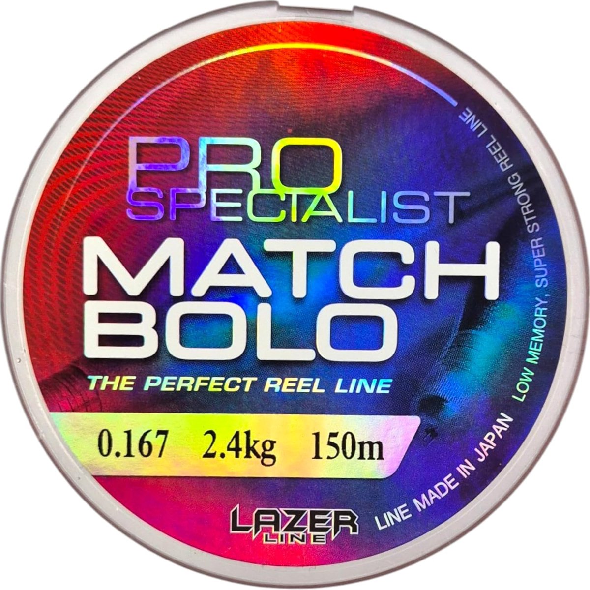 SnelShoppen - Monofil Fishing Line 150m - 0.18mm - 2.4kg - Koper Rood Bruin Nylon Draad voor Snoek, Zander, Forel, Karper - Visserslijn - Duurzaam en