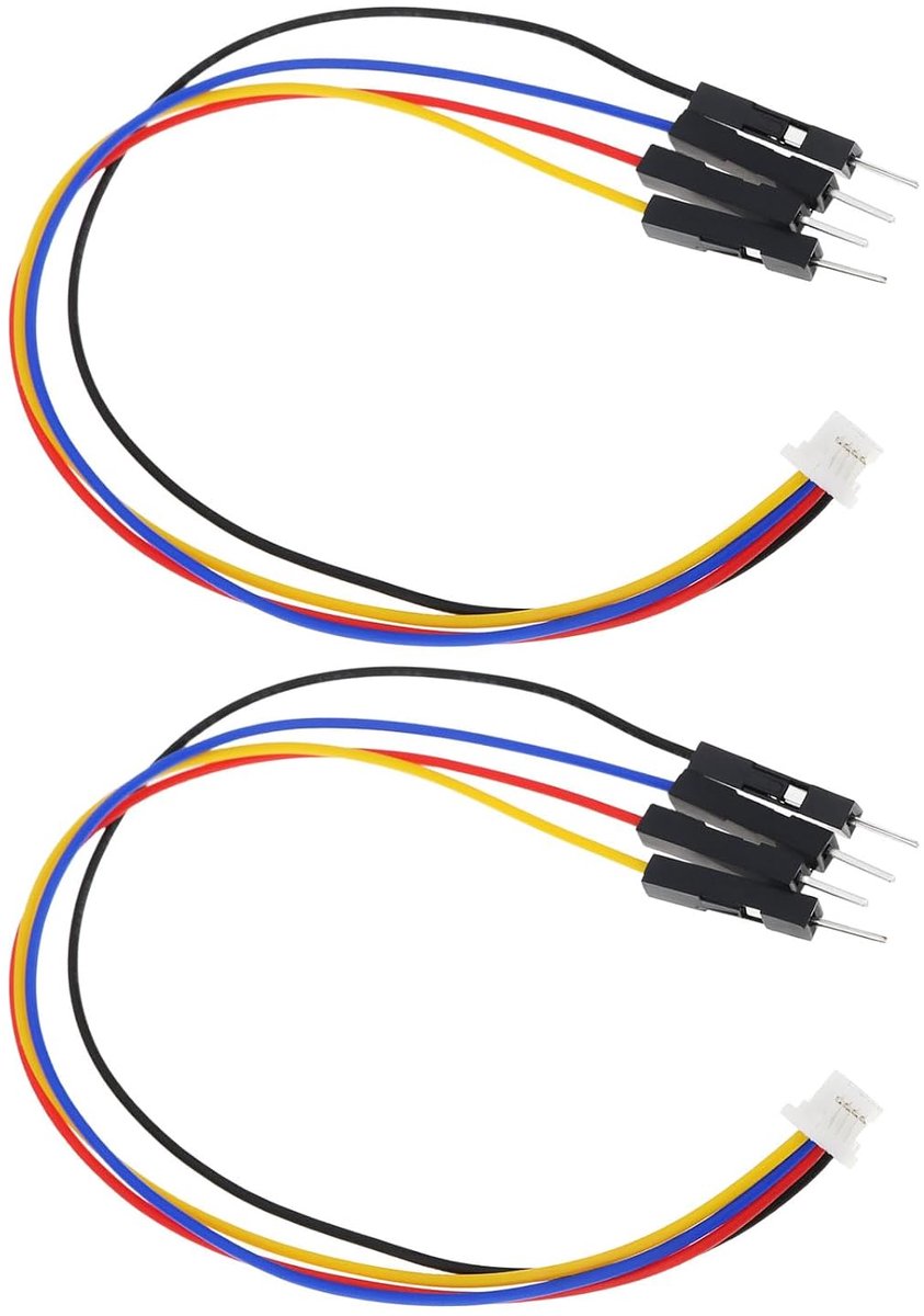2 stks ST-SH Vrouwelijk naar 4-Pin Mannelijke Kabel 150mm Compatibel met Qwiic Compatibel SparkFun Boards