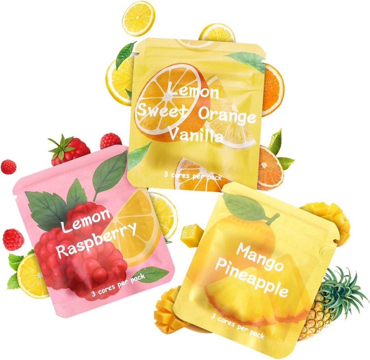 Verwisselbaar smaakfilter voor ademketting, meerdere smaakopties, aromapads, perfect voor ontspanningsmomenten