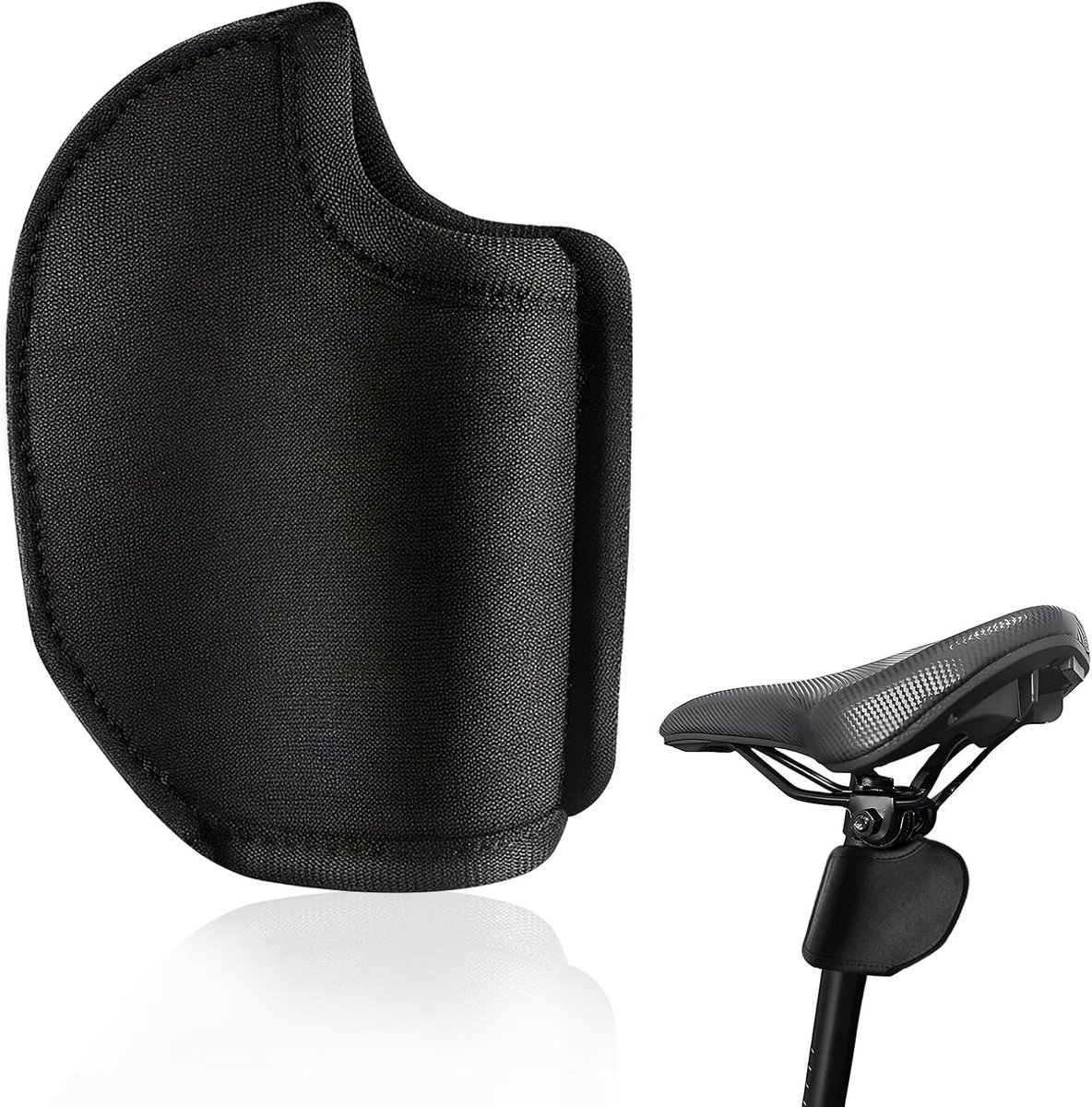 Beschermhoes voor zadelstang, hoes voor zadelpen, ophanging, zadelhoes voor hangzadelpen, bescherming, hangende zadelbuishoes voor fietszadelpen