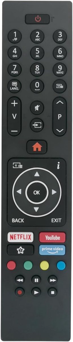 AULCMEET RC43135P RM-C3245 vervangende afstandsbediening compatibel met Logica 4K OLED Smart TV 43HL7590U 50HL7590U - ShopVlot