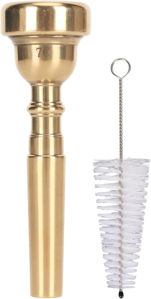 Trompetmondstuk 7C - Messing - Geschikt voor beginners en professionals - Ideaal voor vervanging - ShopVlot
