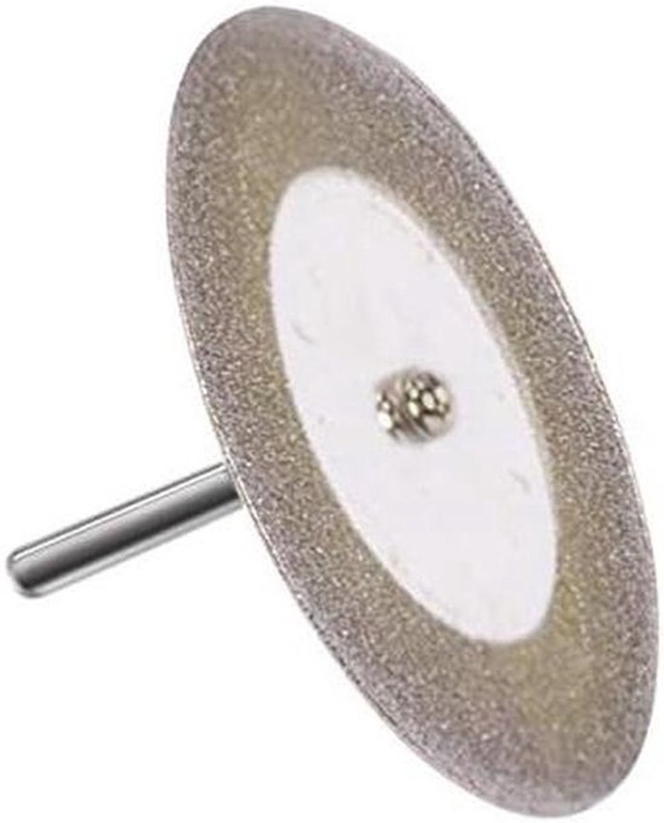 Diamantslijpschijf - Metalen snijschijf - voor metaalbewerking - Hoge hardheid - 60mm diameter - Zilver