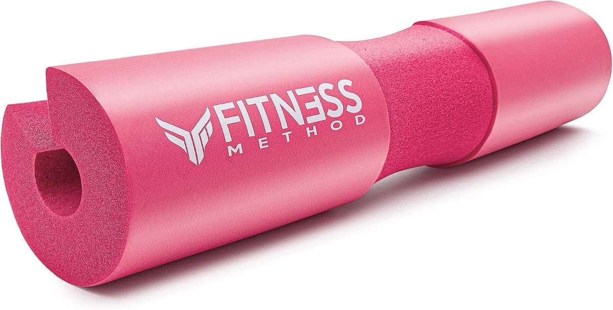 2024 Upgraded Barbell Cover for Hip Thrust & Knee Bends Barbell Pad + BOOTY Guide + Velcro Closure, Neck Pillow - ShopVlot