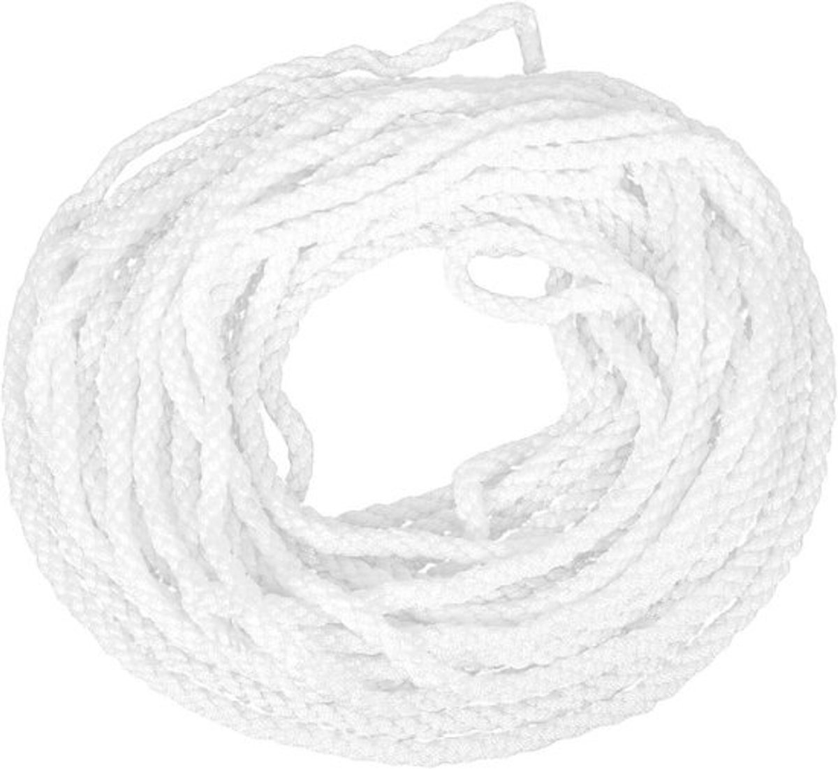 Gedraaid Nylon Touw - Bindtouw Polypropyleen - Klusprojecten buiten - Slijtvast weerbestendig - 20 Meter - Wit