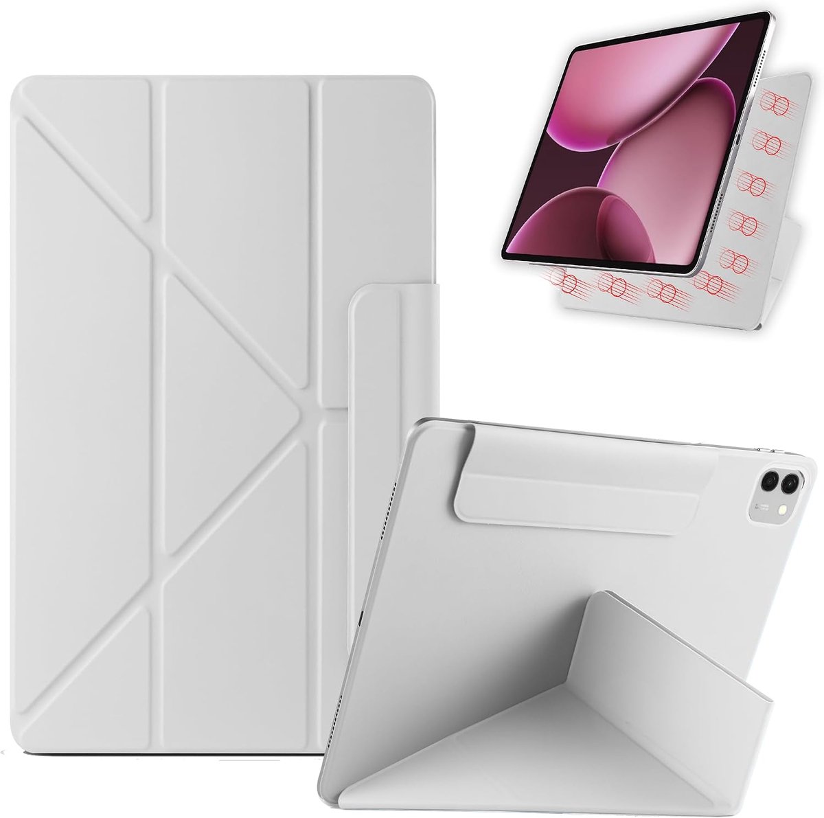 FDHYFGDY Case for Honor Magic Pad 3 Magnetic Protective Case, Slim Light Smart Stand Case, Tablet Case for Honor Magic - ShopVlot