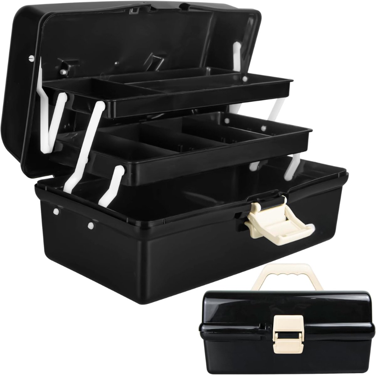 DYVNS® Naaidoos Opbergbox - Naaibox - Naaigaren Opbergdoos - Naaikoffer - 3-Laags