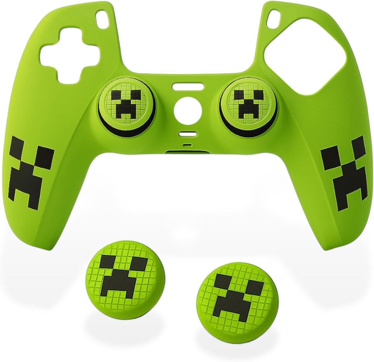 SnelShoppen - MatoSan Skin Grip - Hoogwaardige Silicone Case voor Gaming Controllers - Ergonomisch, Antislip, Inclusief Precisie Thumbstick Caps - Gro