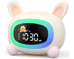 SnelShoppen - Kinderwekkers voor een vrolijke start - LIORQUE Alarm klok met LED verlichting, snooze functie, schattige ontwerpen in verschillende kle