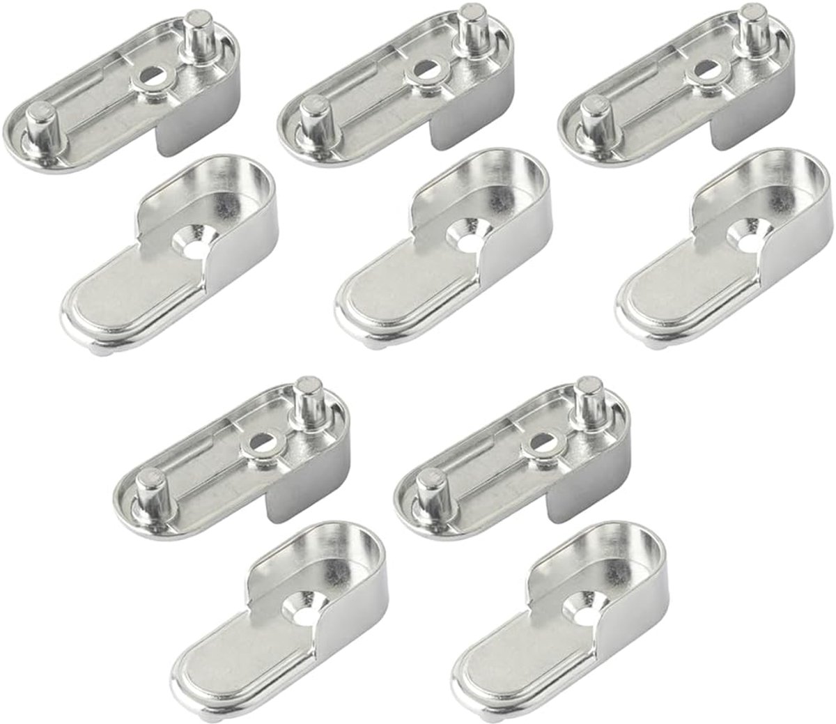 10 stuks kledingstanghouders, metaal, kledingstanghouder, kast - ShopVlot