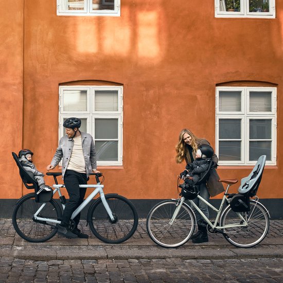 Thule Yepp 2 Maxi - fietsstoeltje - achterzitje - Bagagedrager montage - Soft sand van Thule — afbeelding 5