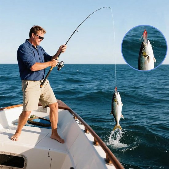 Zander Wobbler 5.5 inch (14 cm) voor Snoekbaars en Forel - Perfect voor Zoet en Zoutwater, Aas voor Roofvissen en Baars — afbeelding 5