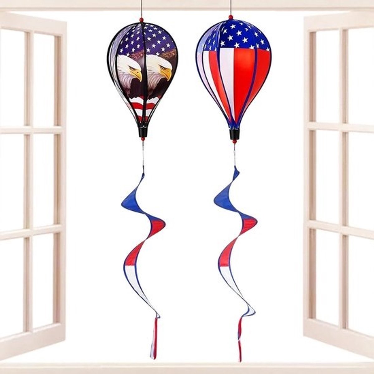 Windspinner - Luchtballondecoratie - Voor buiten - Verbluffend ontwerp - 109 centimeter - Veelkleurig