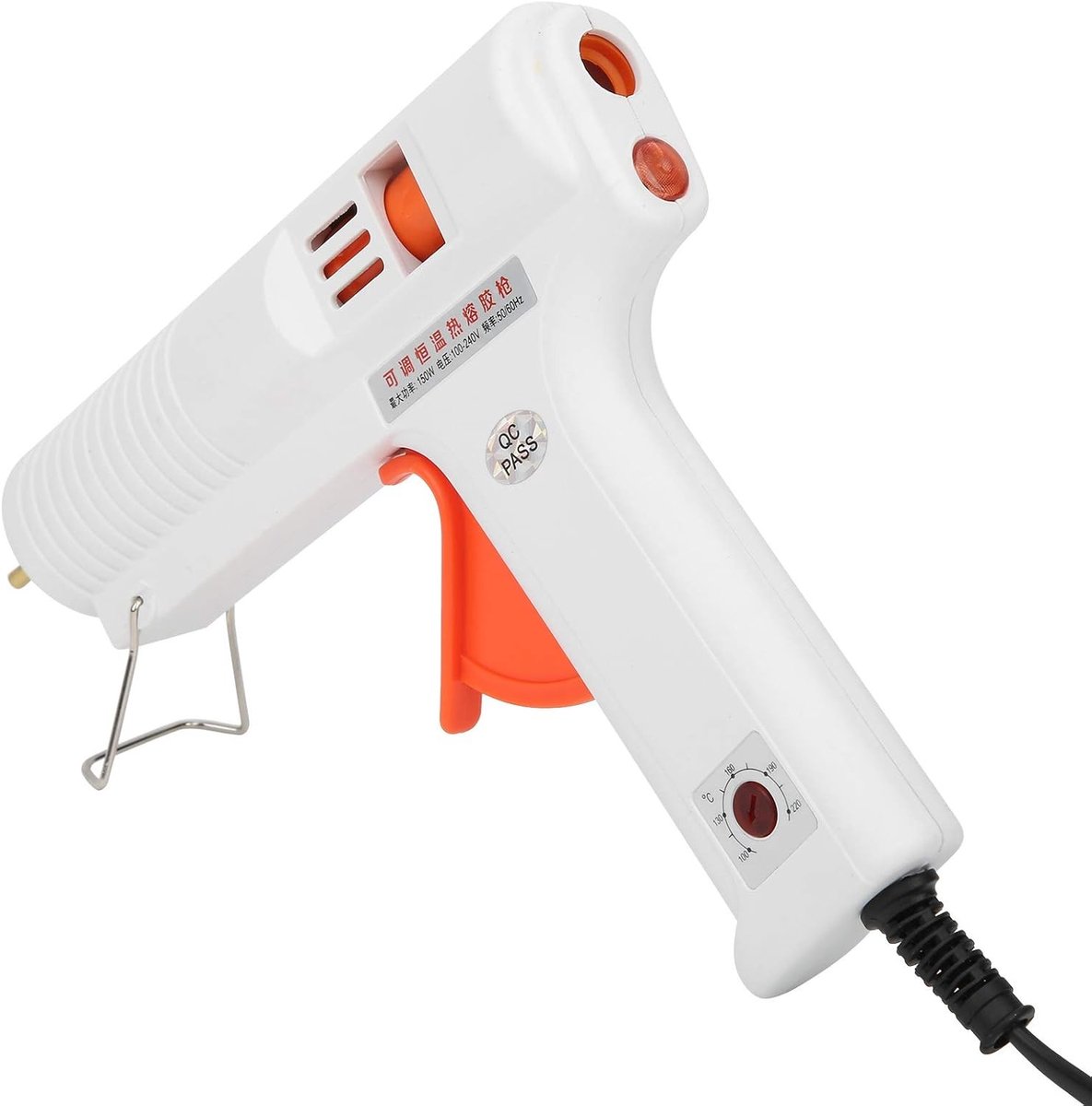 Verstelbare Heetlijmpistool voor Thuisreparaties en Creatieve Projecten, 150W, Geschikt voor Plastic, Metaal en Hout