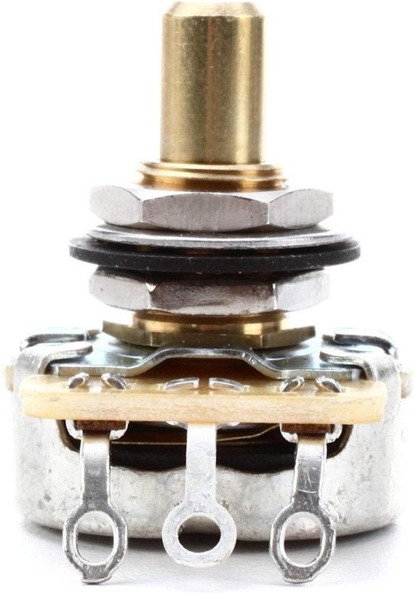 Korte potmeter - Elektronicacomponent - Geluidsregeling - Massieve schacht - 3/203 cm - Zilver