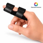 Vingerspalk zwart verkrijgbaar in 6 kleuren - vingerbrace - vingerspalken - vinger splint - mallet vingerspalk - triggerfinger spalk