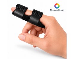 Vingerspalk zwart verkrijgbaar in 6 kleuren - vingerbrace - vingerspalken - vinger splint - mallet vingerspalk - triggerfinger spalk