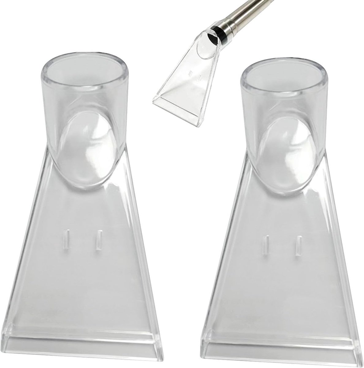 Dailygoods- Stofzuigeraccessoires - 2 Stuks Reinigingsmondstuk - Voor Stofzuiger - Geschikt voor Meubels en Vloerkleden - Lichtgewicht - Duurzaam Kunststof - Stofzuigermondstuk