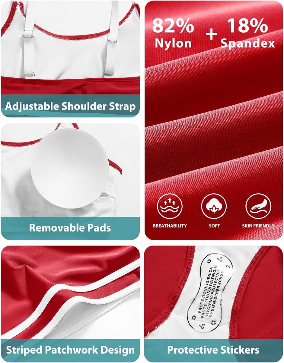 Badpak voor dames, tweedelig, push-up, gevoerd, bikini, zee, strand, zwembad, curvend, verstelbaar